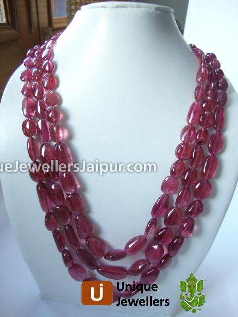 Rubylite Plain Nugget Beads